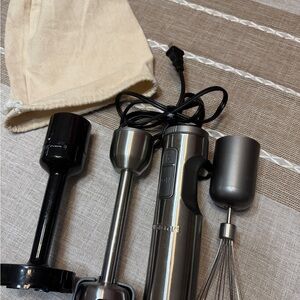 Cuisinart Black and Silver Hand Blender Set
